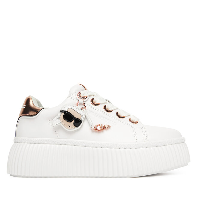 Sneakersy KARL LAGERFELD - Biały