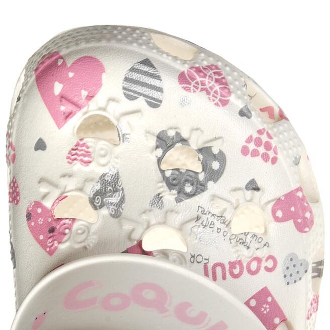 Coqui Ciabatte Coqui Little Frog Printed COQUI 8714 White