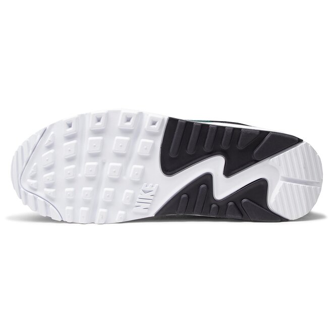 Nike air max 90 essential trainer top rainforest / oil grey / white