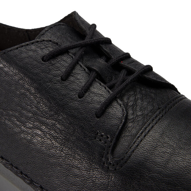 Clarks hale clearance lace black
