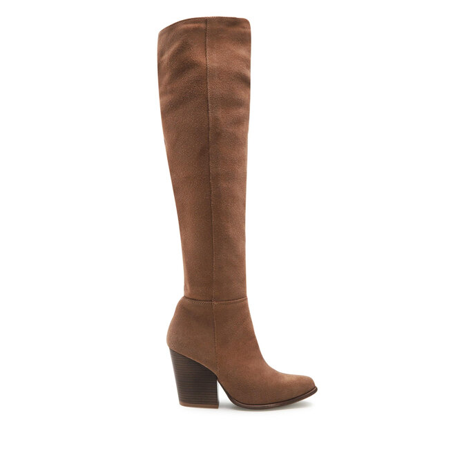 Camel over the on sale knee boot