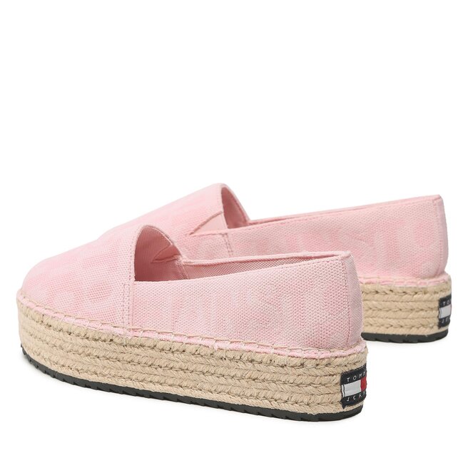 Tommy Jeans Espadrilky Tommy Jeans Logomania Espadrille EN0EN02079 Misty Pink TH2