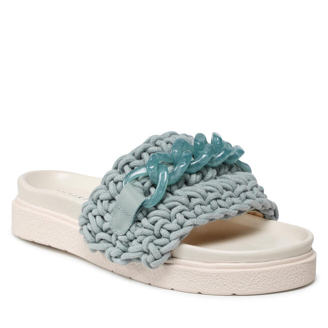 Șlapi Inuikii Woven Chain 70104-002 Cloud Blue 70104-002 imagine noua gjx.ro