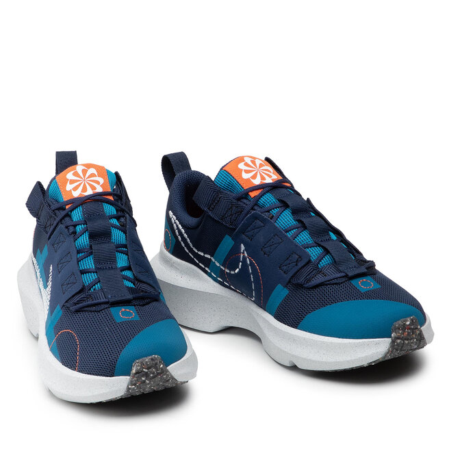 Nike Обувки Nike Crater Impact (Gs) DB3551 010 Midnight Navy/White/Orange