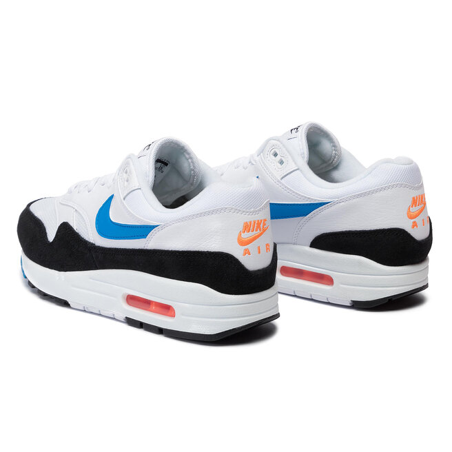Pantofi Nike Air Max 1 AH8145 112 White Photo Blue Total Orange