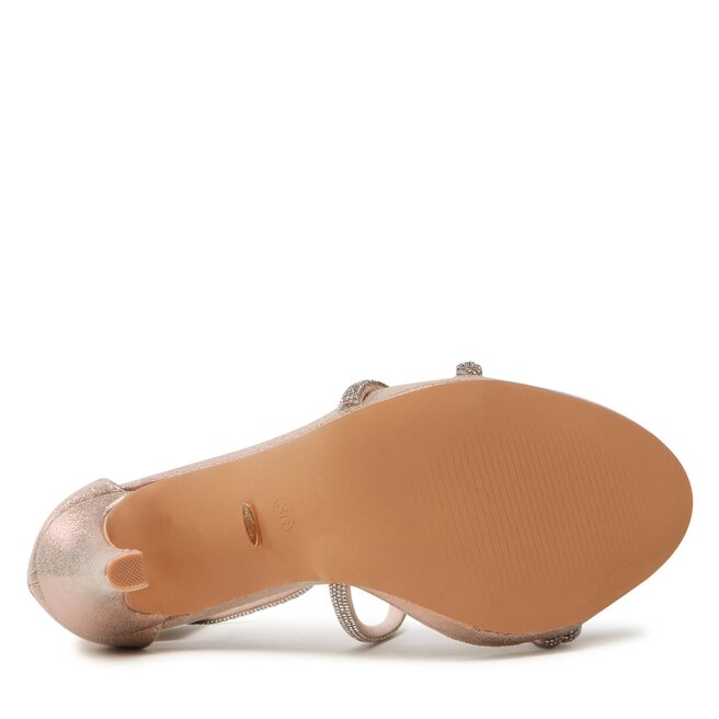 DeeZee Sandály DeeZee HT784-9 Rose Gold Glitter