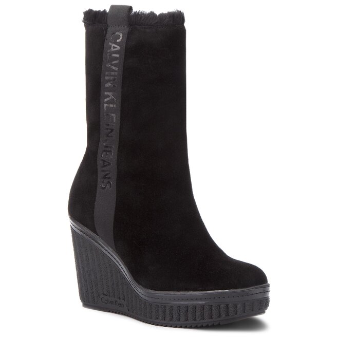 Bottes Calvin Klein Jeans Shuana RE9767 Black chaussures