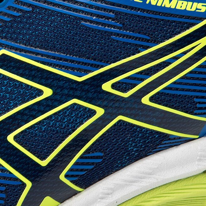 Boty Asics Gel Nimbus 19 T700N Indigo Blue Safety Yellow Electric