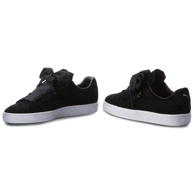 Laisvalaikio batai Puma Suede Heart Valentine Jr 365135 02 Puma Black/Puma  Black • Www.eavalyne.lt