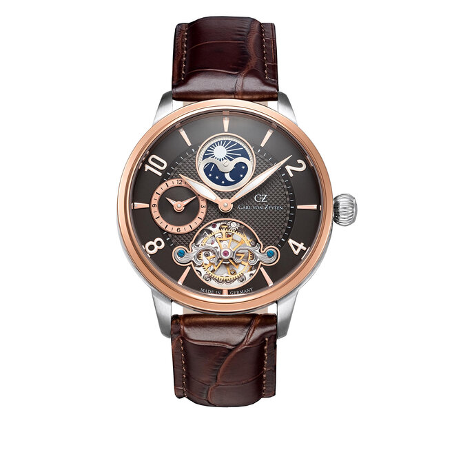 Laikrodis Carl Von Zeyten Calw CVZ0046RBR Brown/Rose Gold • Www.eavalyne.lt