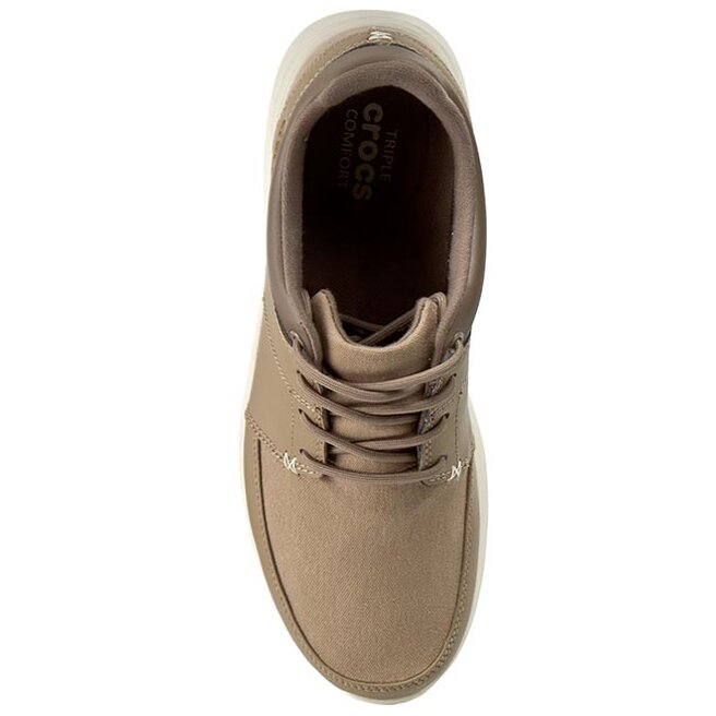 Crocs Félcipő Crocs Kinsale Lace-Up 203052 Tumbleweed/Stucco