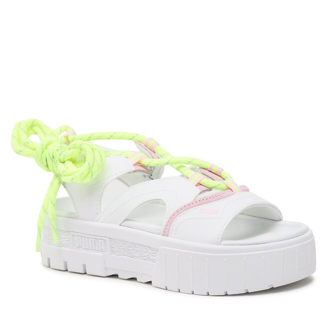 Puma Sandále Puma Mayze Pop 390638 PUMA White/Fast Yellow 01