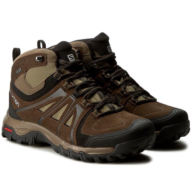 Trekkingschuhe Salomon Evasion Mid Gtx 376908 26 V0 Absolute Brown