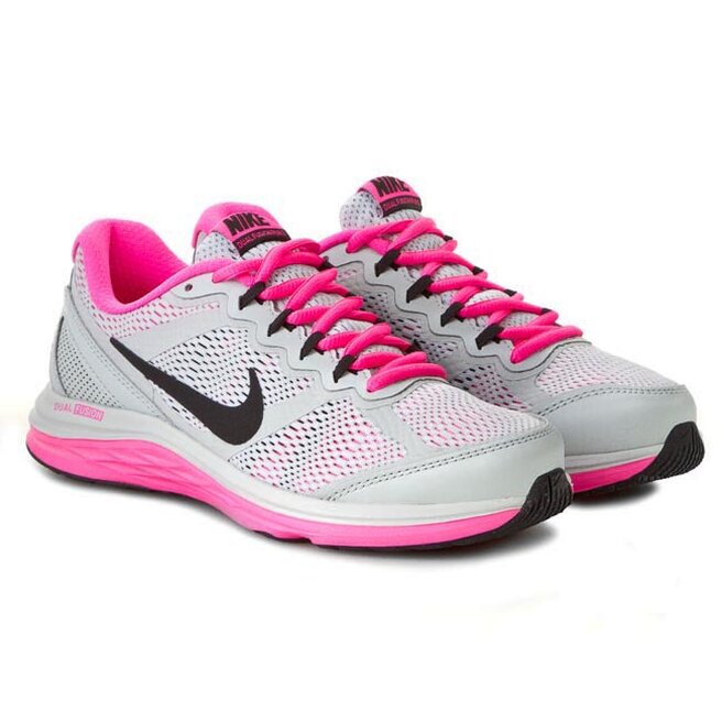 Nike Dual Fusion 3 Msl 654446 012 Grey Mist/Black/Pink •
