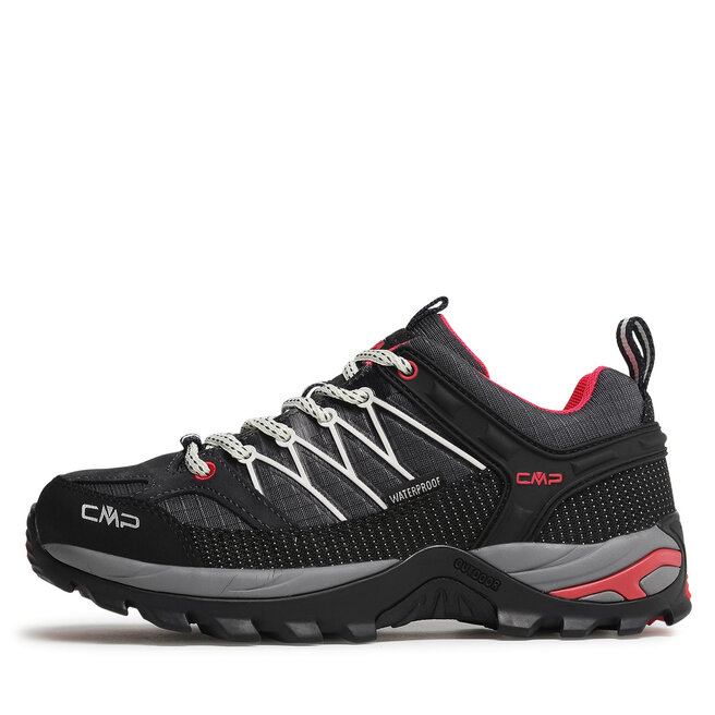 CMP Bakancs CMP Rigel Low Wmn Trekking Shoe Wp 3Q54456 Antracite/Off White 76UC
