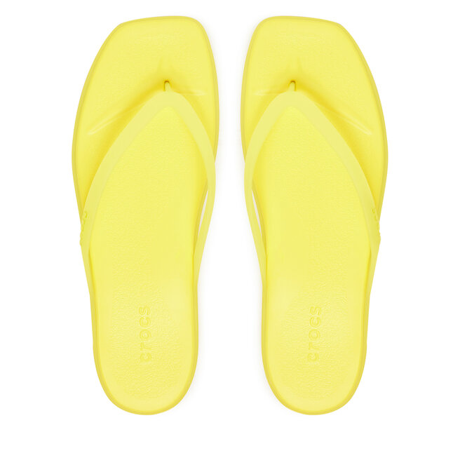 Japonki Crocs Miami Frosted Flip - Zielony