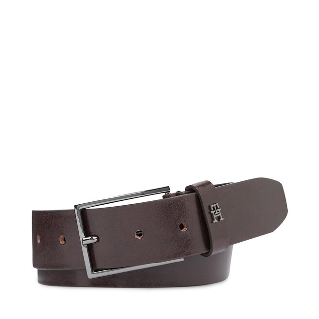 Pasek Męski Tommy Hilfiger Th Imd 3.5 Adj - Brązowy