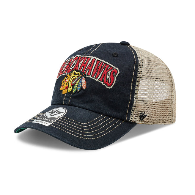 Czapka z daszkiem 47 Brand Chicago Blackhawks - Czarny