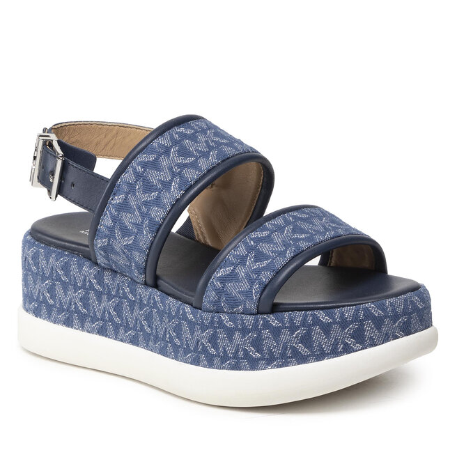 Sandale MICHAEL Michael Kors Presley Platform Sandal 40S2PRFA1Y Denim
