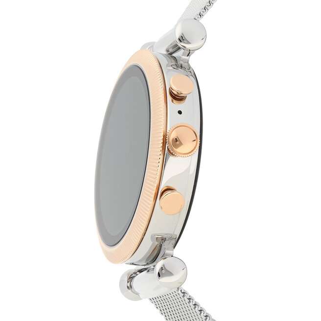 Смарт годинник Fossil Sloan HR FTW6043 Silver/Gold • Eobuv.com.ua