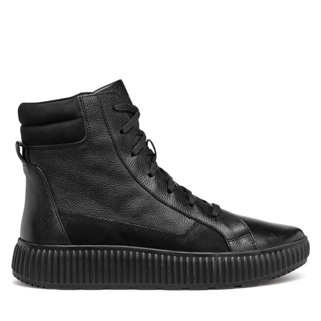 Botki Geox D Graisy D46XFC 046LT - Czarny