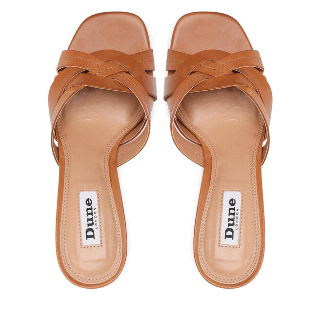 Dune tan mules top