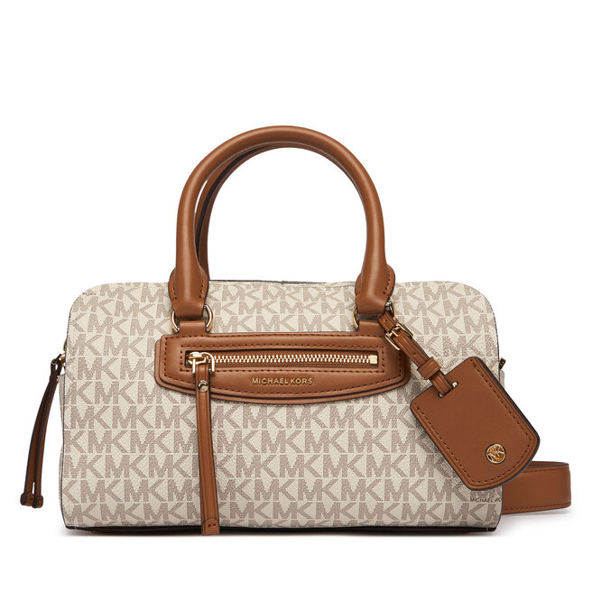 Torebka MICHAEL Michael Kors Jet Set 32S6GTVC0B Kremowy -