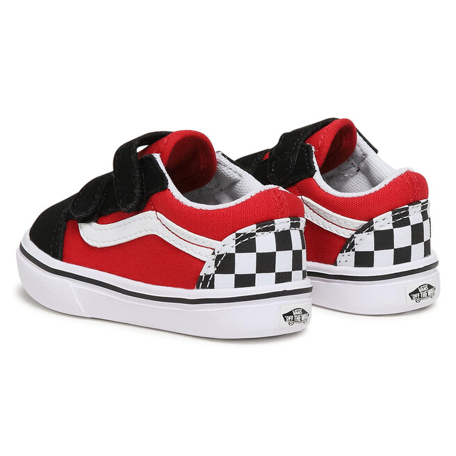Black red checker vans clearance