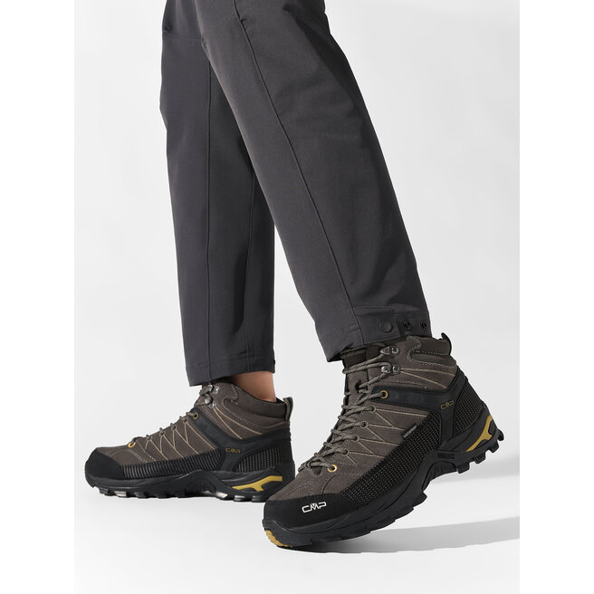 Trekkingi CMP Rigel Mid Trekking Shoe Wp 3Q12947 Brązowy - męskie