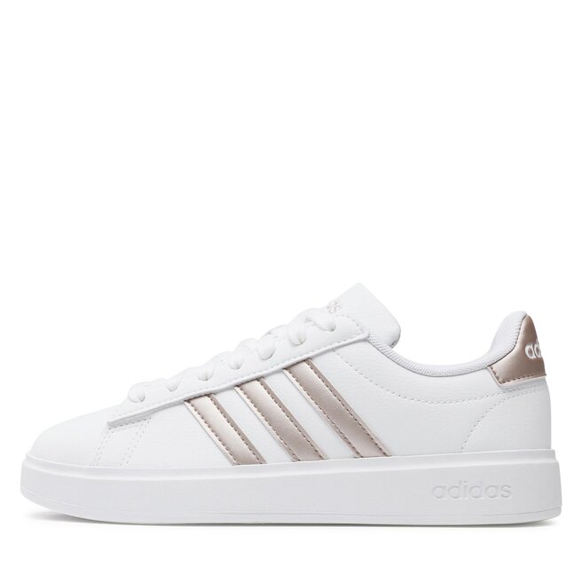 adidas Boty adidas Grand Court Cloudfoam Lifestyle Court Comfort Shoes GW9215 Ftwwht/Plamet/Plamet
