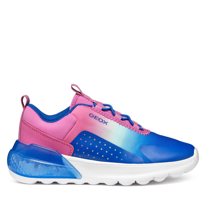 Sneakersy Geox J Activart Illuminus J45LZA 02A9J - D Różowy