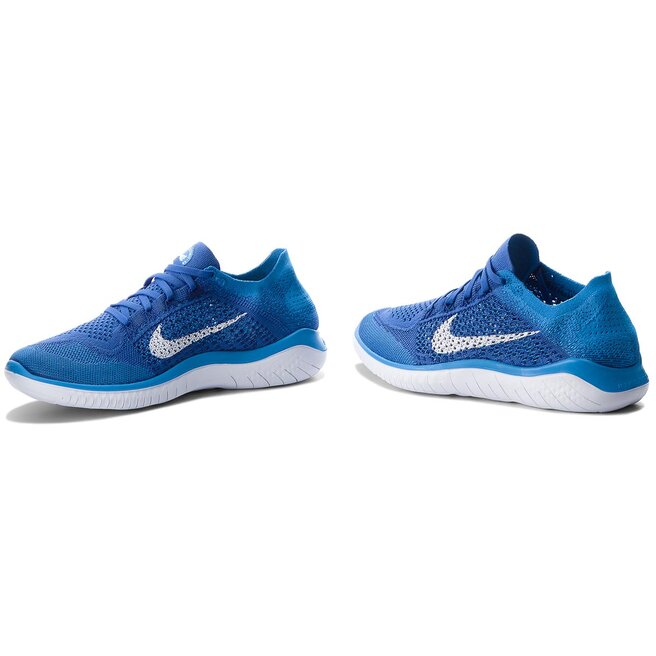Pantofi Nike Free Rn Flyknit 2018 942838 401 Game Royal White