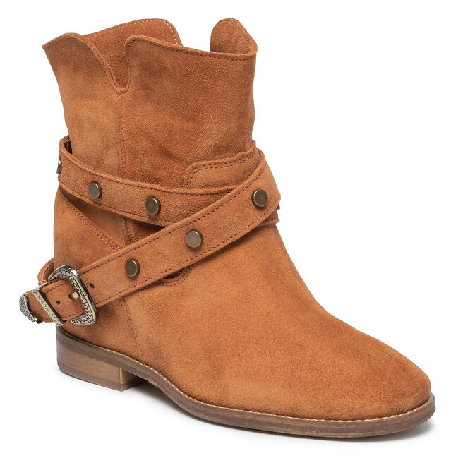 Botine R.Polański 1027 Rudy Zamsz 36