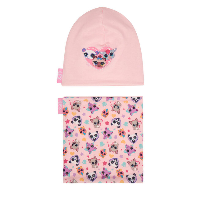Komplet czapka i komin LITTLEST PET SHOP