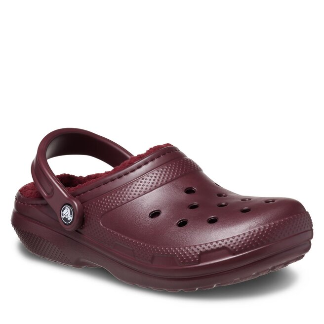 Crocs Şlapi Crocs Crocs Classic Lined Clog 203591 Dark Cherry 6WD