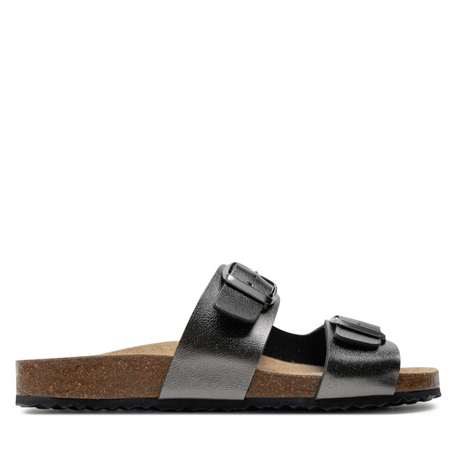 Klapki Geox D Brionia D35LSL 000BN - Szary