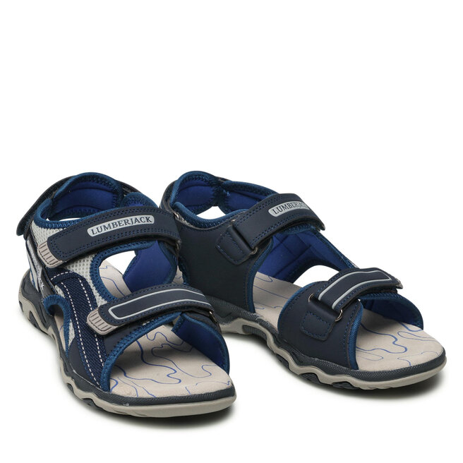 Lumberjack Sandali Lumberjack Levi SB07606-023 S Navy Blue/Grey M0049