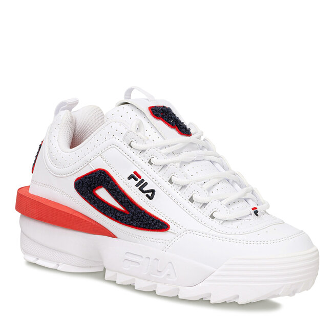 Fila Sportcipő Fila Disruptor Patch Wmn FFW0356.13037 White/Fila Navy