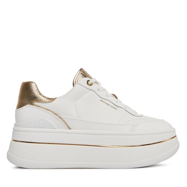 Sneakersy MICHAEL Michael Kors Hayes Lace Up - Biały