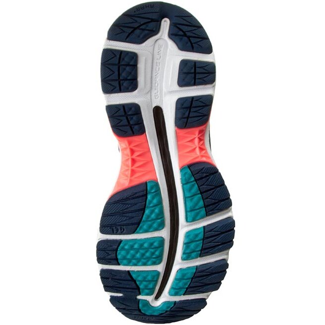Zapatos Asics Gel-Nimbus 18 T650N Poseidon/Flash Coral/Black • Www.zapatos.es