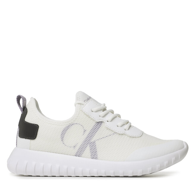 Calvin Klein Jeans Sneakers Calvin Klein Jeans Sporty Runner Eva Slipon Wn YW0YW00687 White/Lavender Aura 0K4