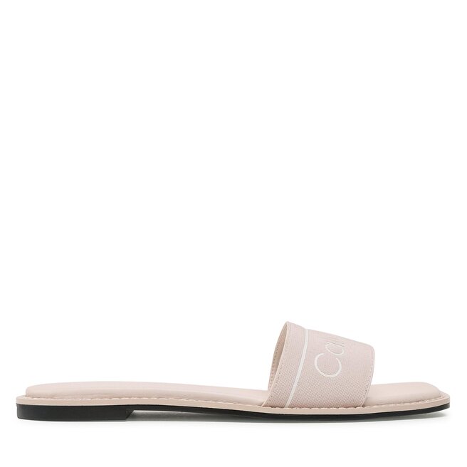 Calvin Klein Șlapi Calvin Klein Squared Flat Slide He HW0HW00817 Crystal Grey ABH
