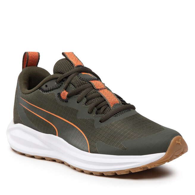 Pantofi Puma Twitch Runner Trail Jr 377581 02 Forest Night/Nasturtium