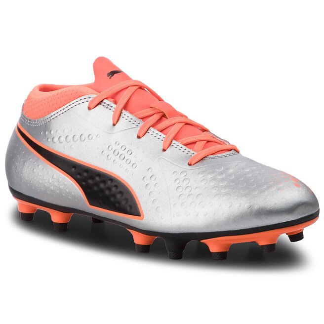 Puma one shop silver orange