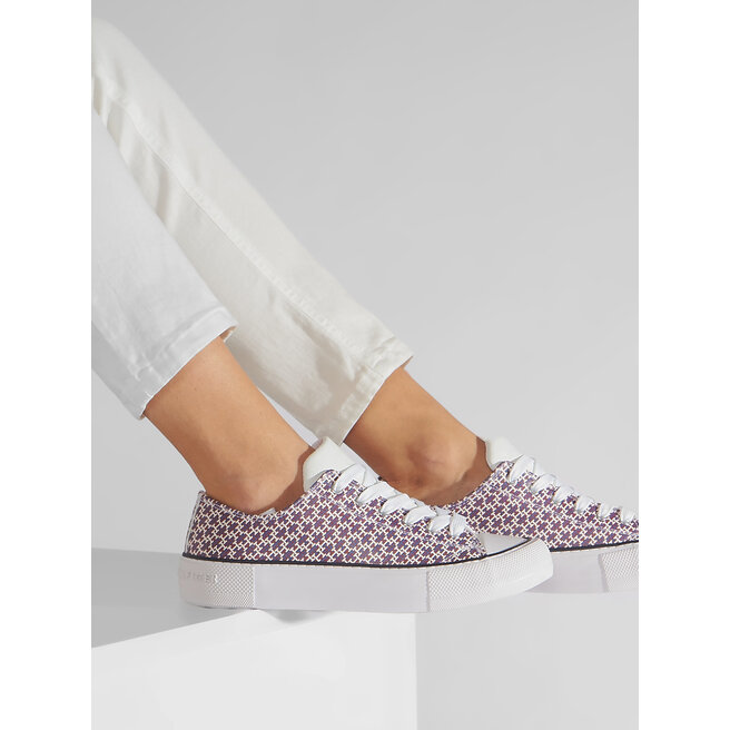 Tommy Hilfiger Scarpe da ginnastica Tommy Hilfiger Lowcut Lace-Up Sneaker T3A9-32289-0753 S White/Bordeaux X665