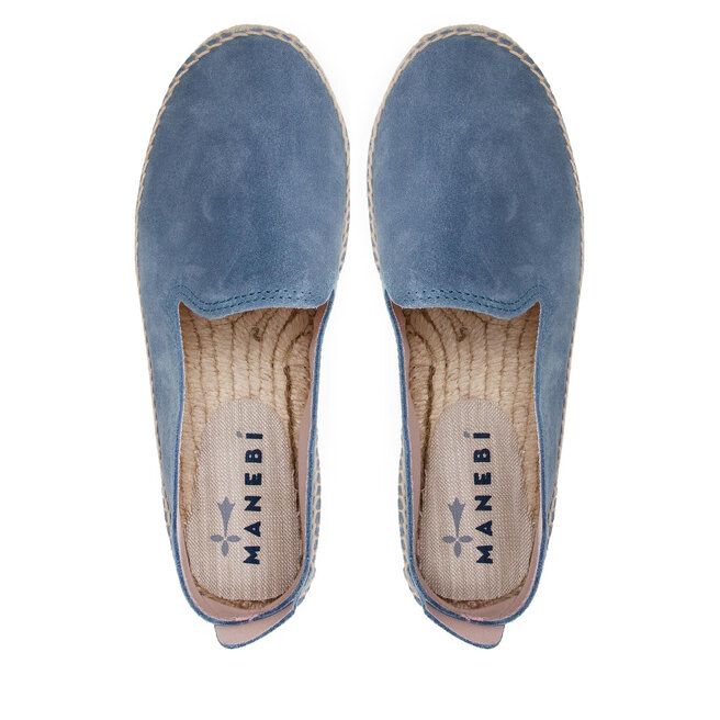 Manebi Еспадрили Manebi Slippers D K 1.3 D0 Jeans Suede