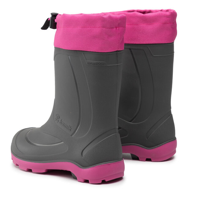 Kamik Gumicsizma Kamik Snobuster 1 AK4155 Charcoal/Magenta