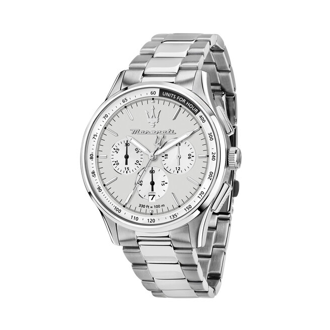 Zegarek Maserati Sorpasso Chronograph R8873624013 Srebrny -