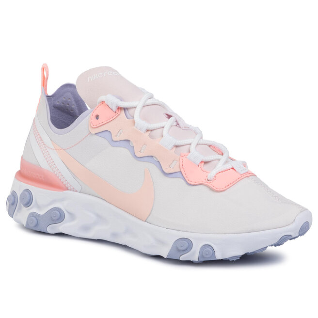 Zapatos Nike React Element 55 BQ2728 Pink/Washed Coral • Www.zapatos.es