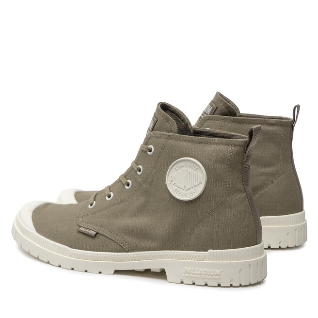 Palladium Turistická obuv Palladium Pampa Sp20 Hi Cvs 76838-258-M Duskygrn/Marshmallow 1